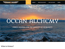Tablet Screenshot of oceanalchemy.com